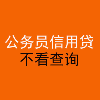 翁源公务员信用贷款